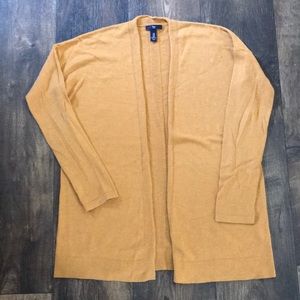 Gap mustard color cardigan